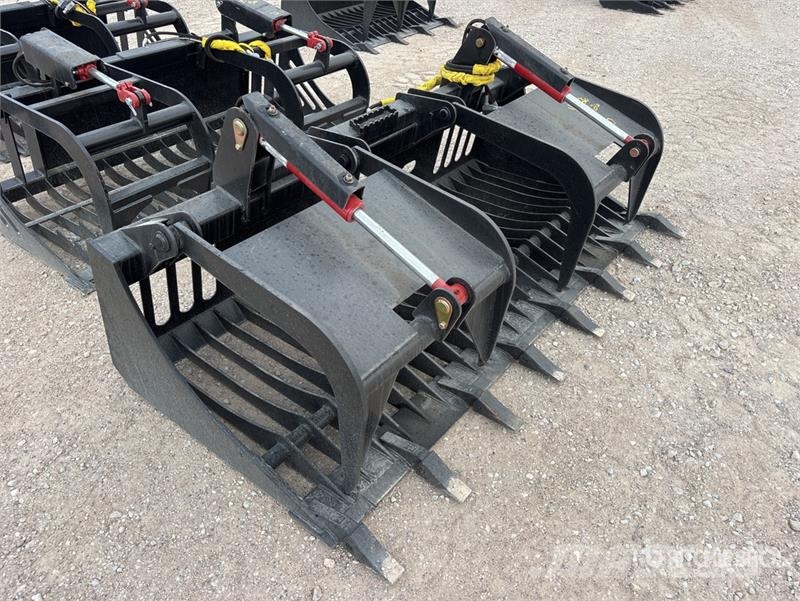  All-Star 80 in Rock w/Teeth Skid Steer Grapple (Un 抓斗