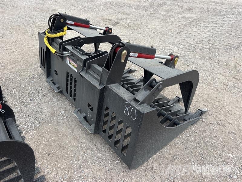  All-Star 80 in Rock w/Teeth Skid Steer Grapple (Un 抓斗