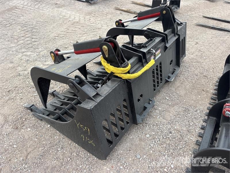  All-Star 80 in Rock w/Teeth Skid Steer Grapple (Un 抓斗