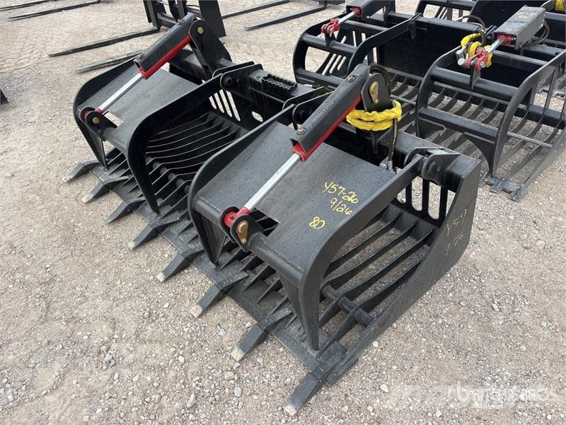  All-Star 80 in Rock w/Teeth Skid Steer Grapple (Un 抓斗