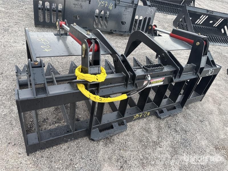 All-Star 80 in Skeleton Skid Steer Grapple (Unused 兩爪吊夾