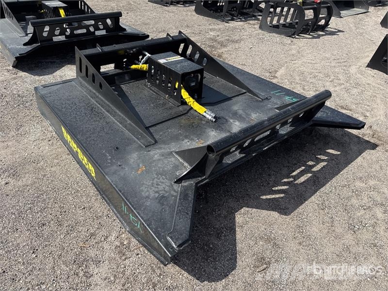 All-Star 80 in Skid Steer Brush Cutter (Unused) Mounted and trailed mowers