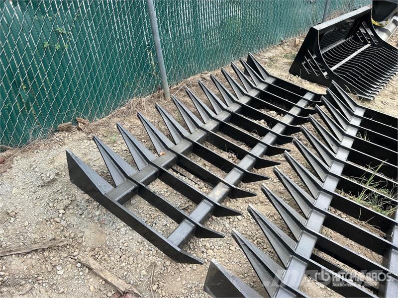  All-Star 84 in Skid Steer Root Rake Грабли-ворошилки