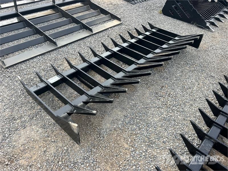 All-Star 84 in Skid Steer Root Rake (Unused) 耙與翻草機