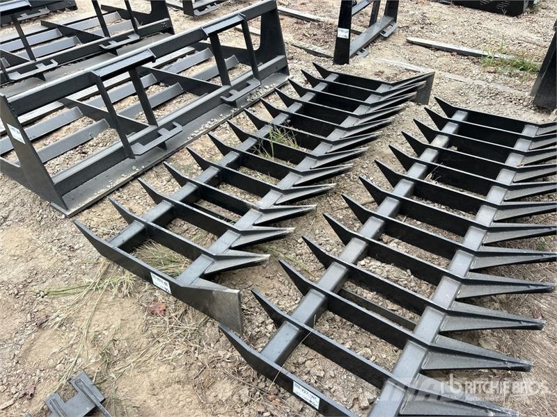  All-Star 84 in Skid Steer Root Rake Грабли-ворошилки