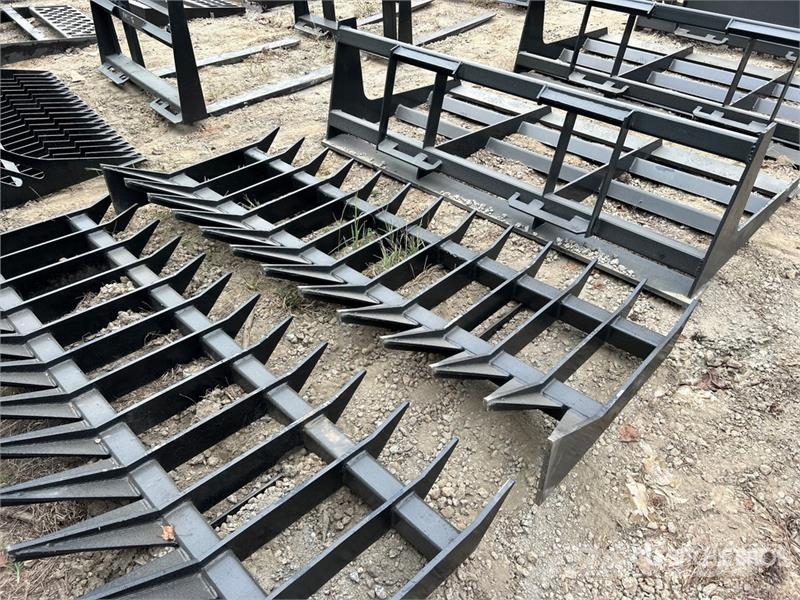  All-Star 84 in Skid Steer Root Rake Грабли-ворошилки