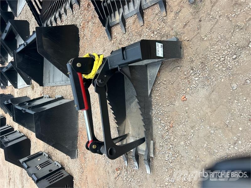  All-Star Stump Skid Steer Grapple Bucket (Unused) グラップル