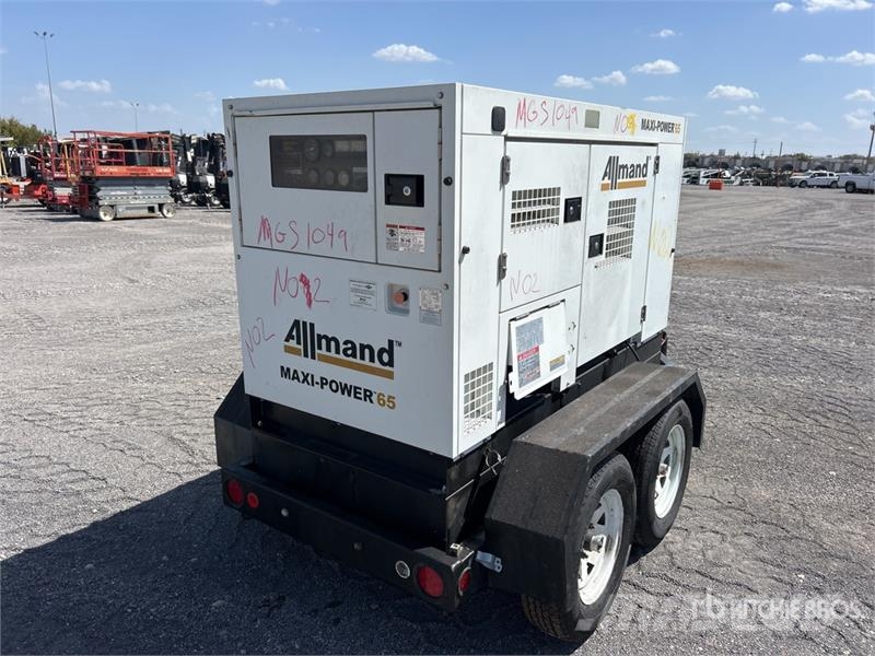 Allmand MP65-8D1 63 kVA Mobile Generator Set Dizelski agregati