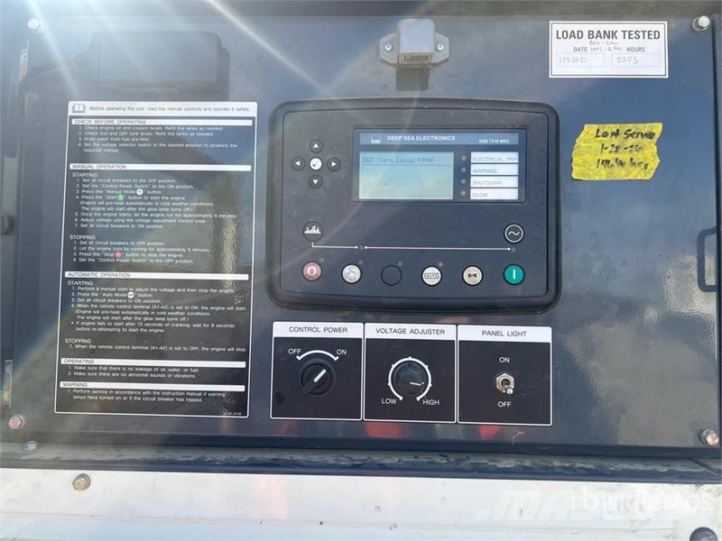 Allmand MP65-8E1 63 kVA Mobile Generator Set (Inoperable) Dīzeļģeneratori
