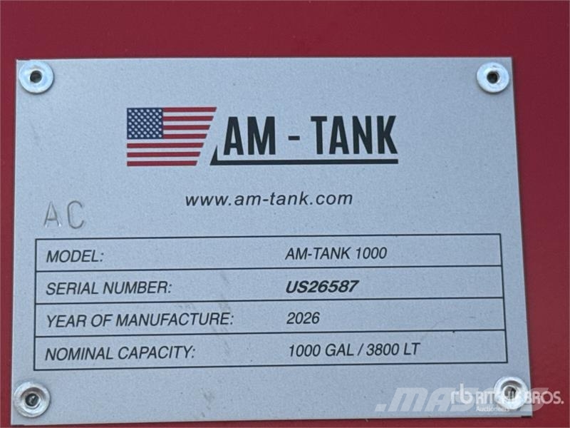 AM Tank 1000 Diesel 1000 gal Skid Mounted Steel Diese Kraftstoff- und Zusatzstoffbehälter