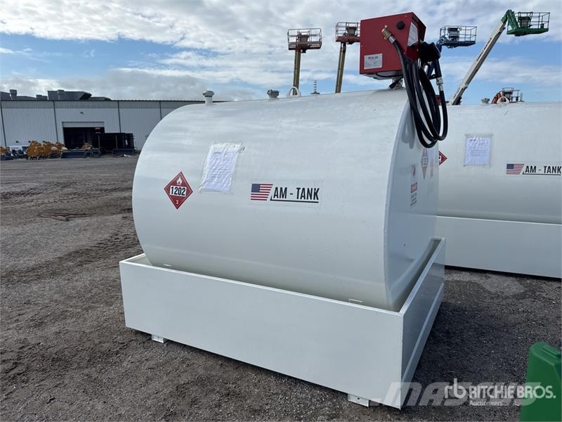 AM Tank 1000 Diesel 1000 gal Skid Mounted Steel Diese Degvielas un piedevu tvertnes
