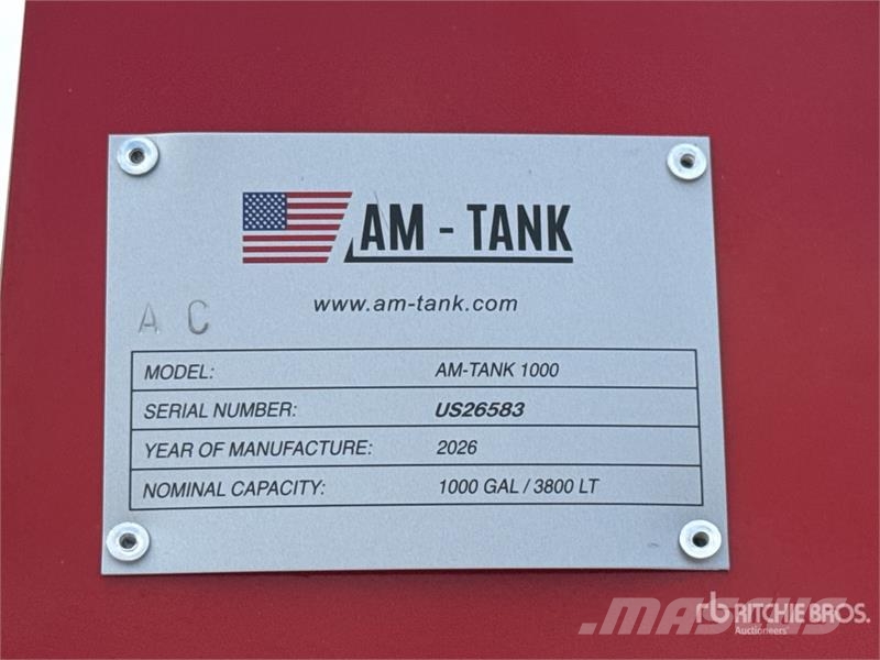 AM Tank 1000 Diesel 1000 gal Skid Mounted Steel Diese Kraftstoff- und Zusatzstoffbehälter