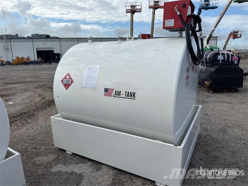 AM Tank 1000 Diesel 1000 gal Skid Mounted Steel Diese Kraftstoff- und Zusatzstoffbehälter