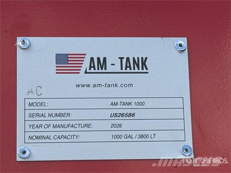 AM Tank 1000 Diesel 1000 gal Skid Mounted Steel Diese Degvielas un piedevu tvertnes