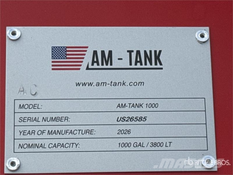 AM Tank 1000 Diesel 1000 gal Skid Mounted Steel Diese Kraftstoff- und Zusatzstoffbehälter