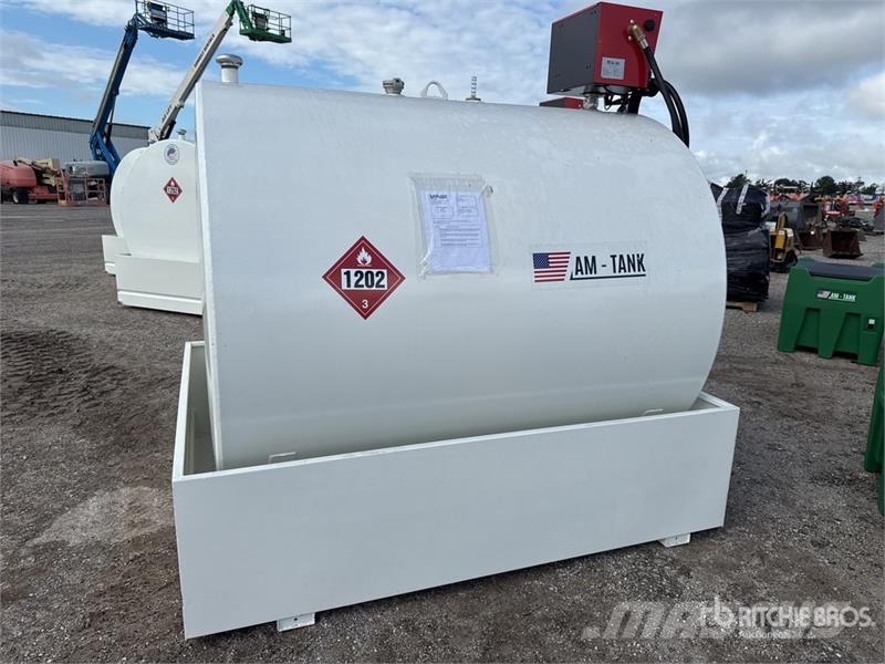 AM Tank 1000 Diesel 1000 gal Skid Mounted Steel Diese Degvielas un piedevu tvertnes