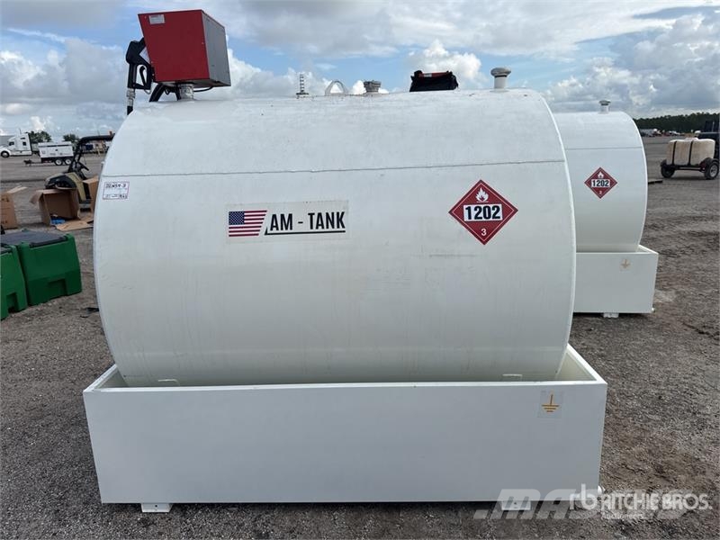 AM Tank 1000 Diesel 1000 gal Skid Mounted Steel Diese Kraftstoff- und Zusatzstoffbehälter