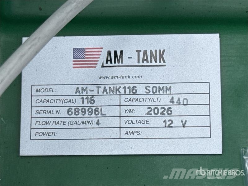 AM Tank 116 Diesel 116 gal Portable Poly Diesel Fuel Nádrže na palivo a aditíva