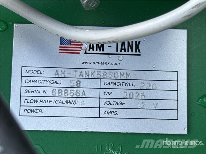 AM Tank 58 DIESEL 220 L Portable Poly Diesel Fuel Tan Nádrže na palivo a aditíva