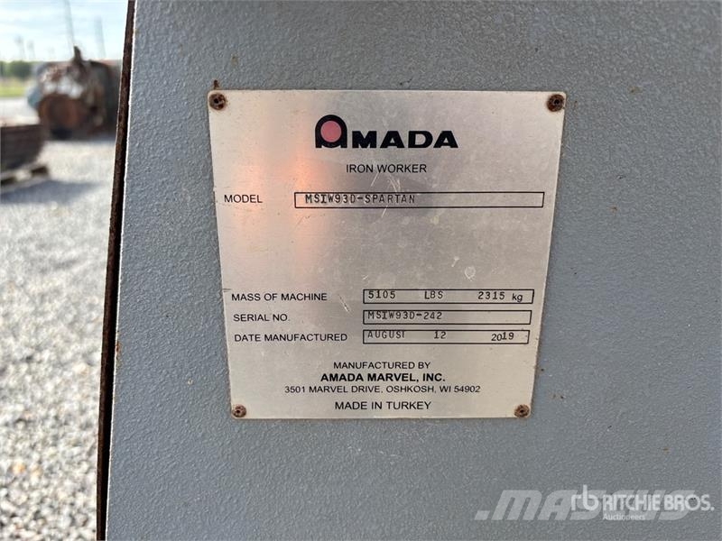  Amanda Marvel MSIW93D Spartan 93 ton Hydraulic Iro معدات البناء - غير ذلك
