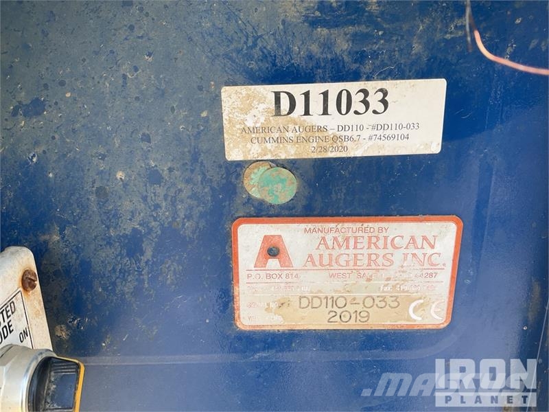 American DD110 Directional Drill Macchina per perforazione orizzontale controllata