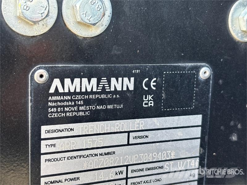 Ammann ARR1575 Trench Compactor ضاغطات التربة