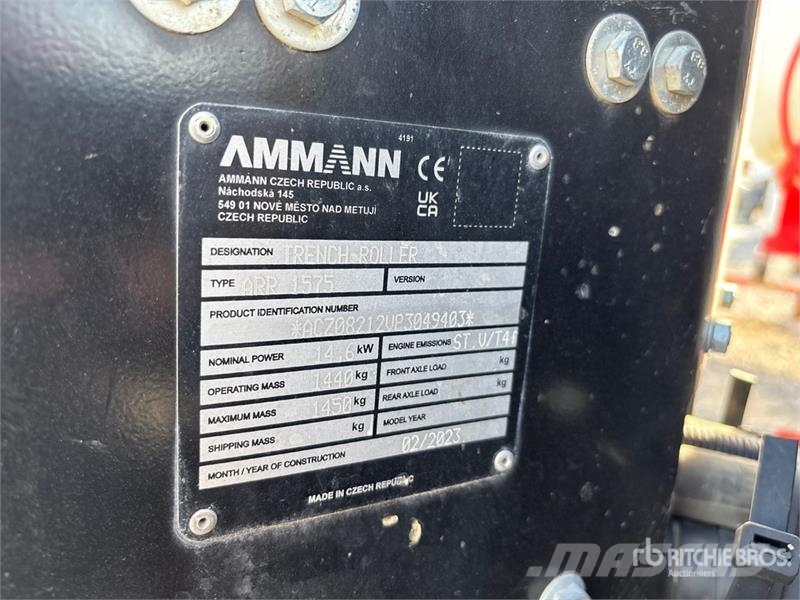 Ammann ARR1575 Trench Compactor ضاغطات التربة