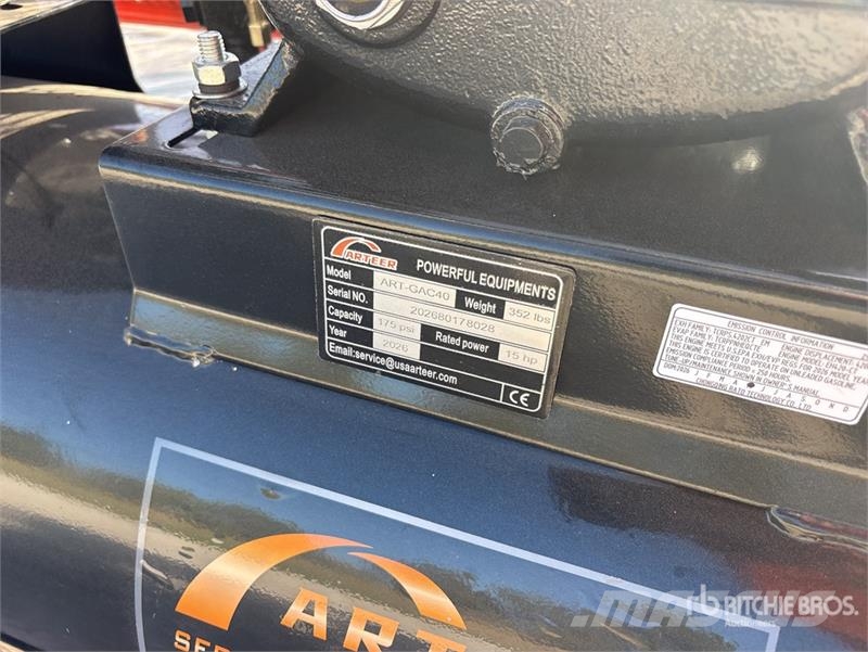 Arteer ART-GAC40 14.5 cfm Skid-Mounted 40 gal Air Compres مكابس