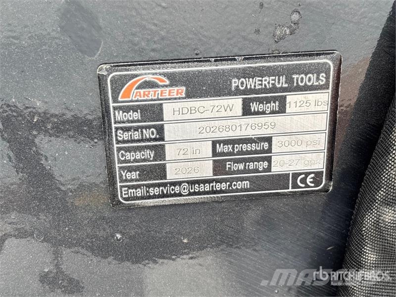 Arteer HDBC-72W 72 in Skid Steer Brush Cutter (Unused) 牽引式モア/芝刈り機