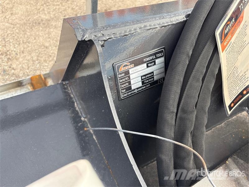Arteer HDBC-72W 72 in Skid Steer Brush Cutter (Unused) Vontatott pázsitnyírók
