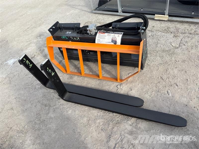 Arteer HPF-48L 48 in Hydraulic Skid Steer Forks (Unused) Forks