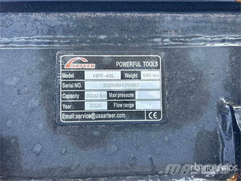 Arteer HPF-48L 48 in Skid Steer Forks (Unused) Furci