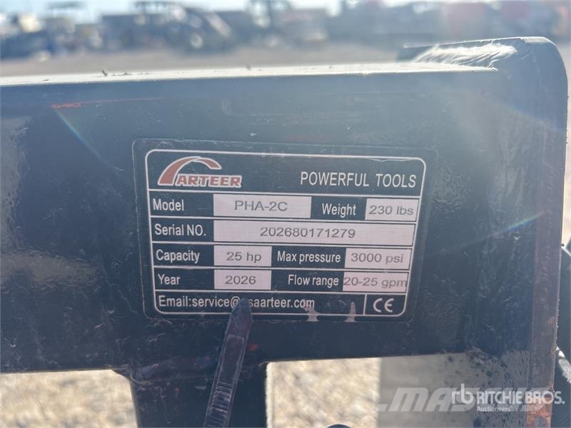 Arteer PHA-2C Skid Steer 3-Point Adapter Other components