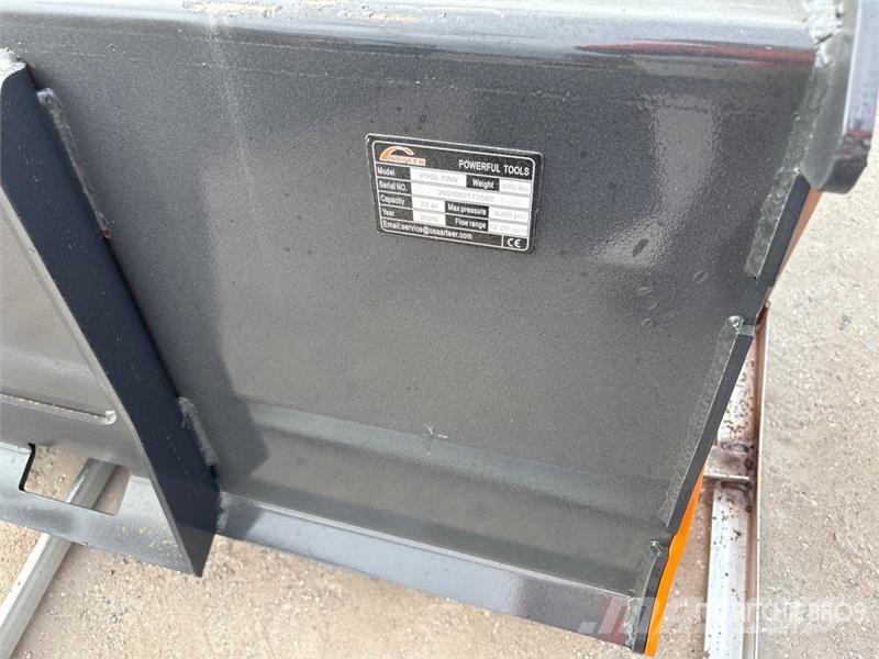 Arteer PRB-78W 78 in Power Rake Skid Steer Bucket (Unused Kovalar