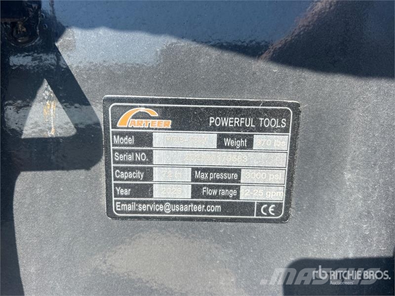 Arteer PRB-78W 78 in Power Rake Skid Steer Bucket (Unused バケット