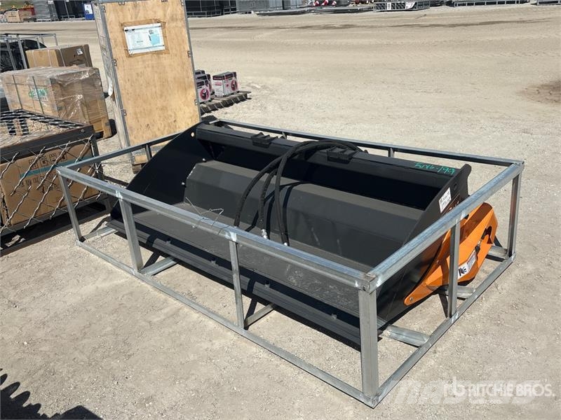 Arteer PRB-78W 78 in Power Rake Skid Steer Bucket (Unused Kovalar