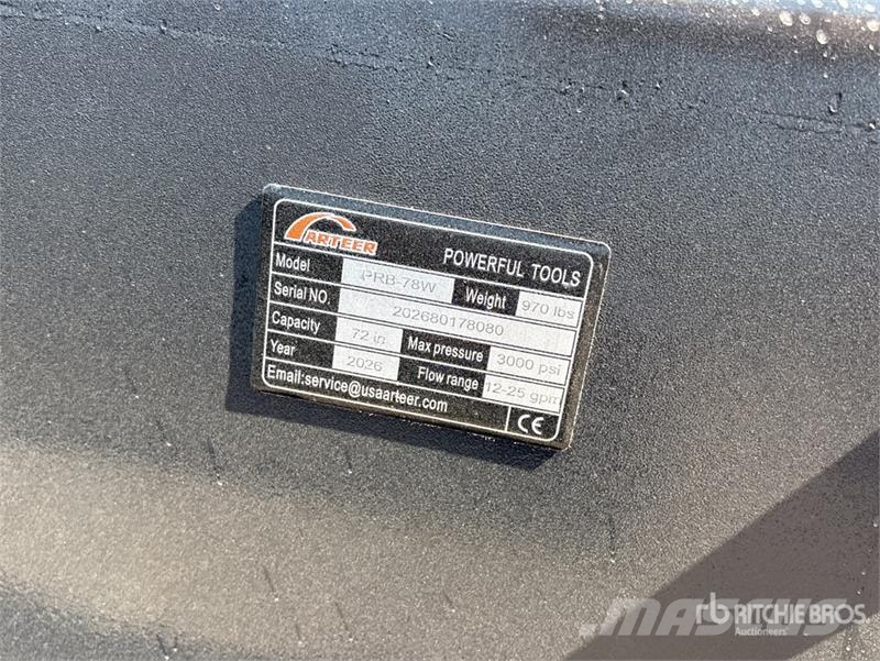 Arteer PRB-78W 78 in Skid Steer Screening Bucket (Unused) Screening buckets