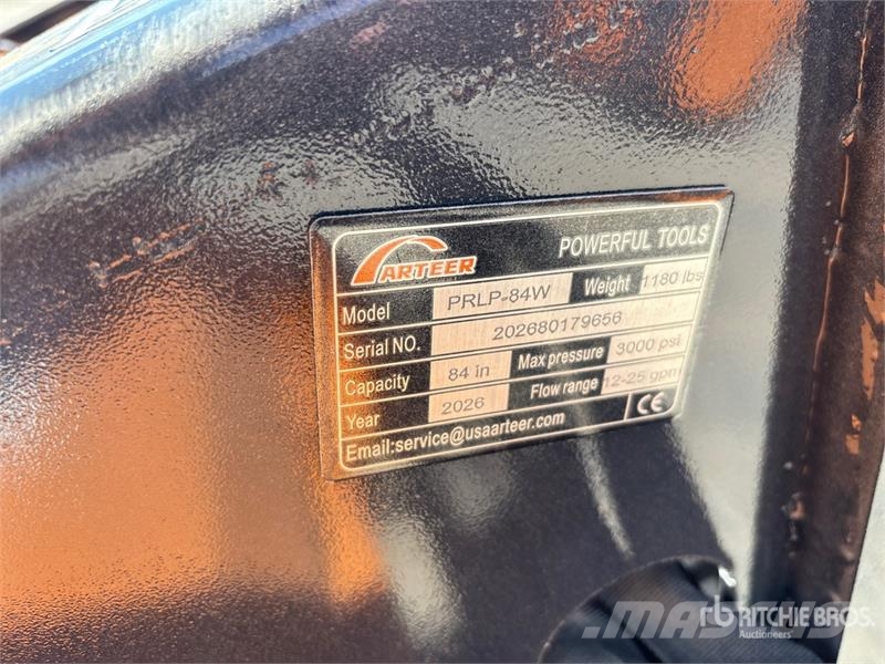 Arteer PRLP-84W 84 in Power Rake Skid Steer Landplane (Un Smyky
