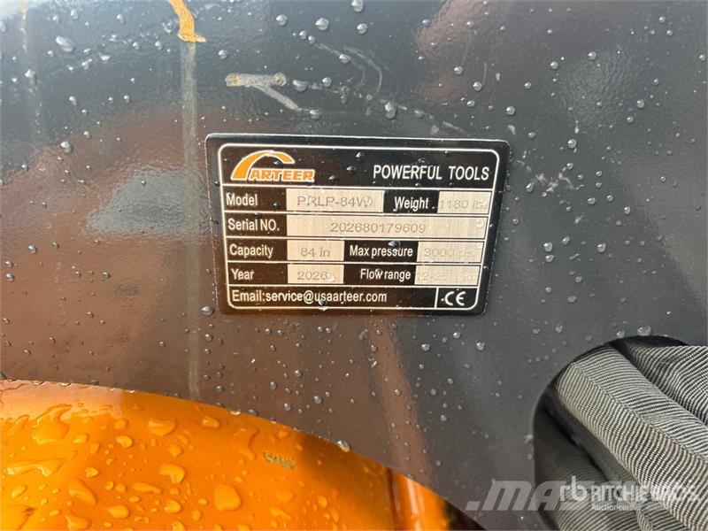 Arteer PRLP-84W 84 in Power Rake Skid Steer Landplane (Un Sleepeggen