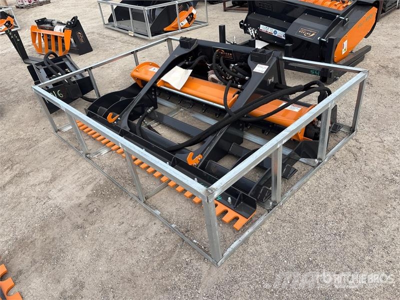 Arteer PRLP-84W 84 in Power Rake Skid Steer Landplane (Un Grapa
