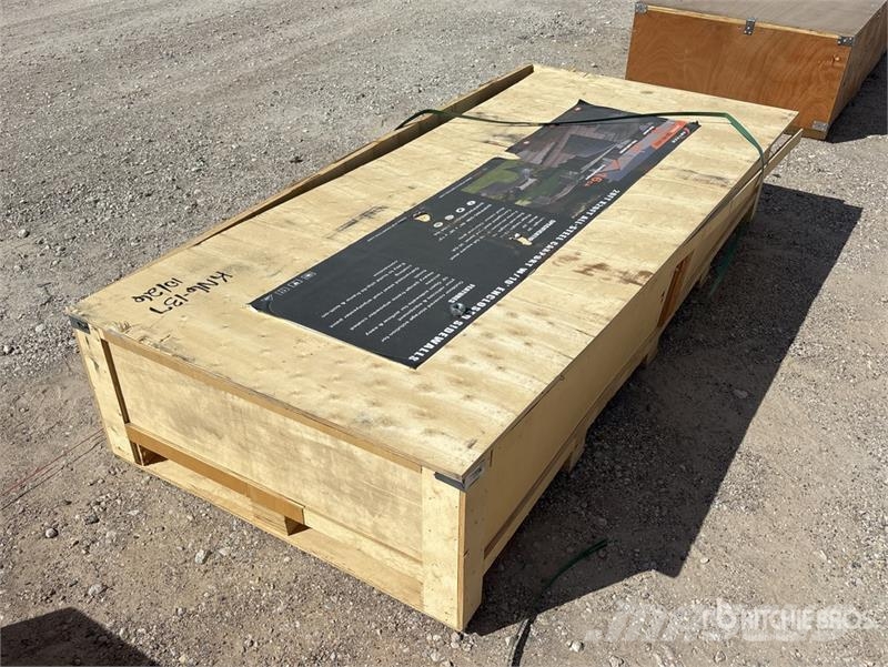 Arteer QB-WG-2020 20 ft x 20 ft All-Steel Carport (Unused Edificación de acero