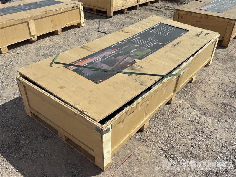 Arteer QB-WG-2020 20 ft x 20 ft All-Steel Carport (Unused Edificación de acero