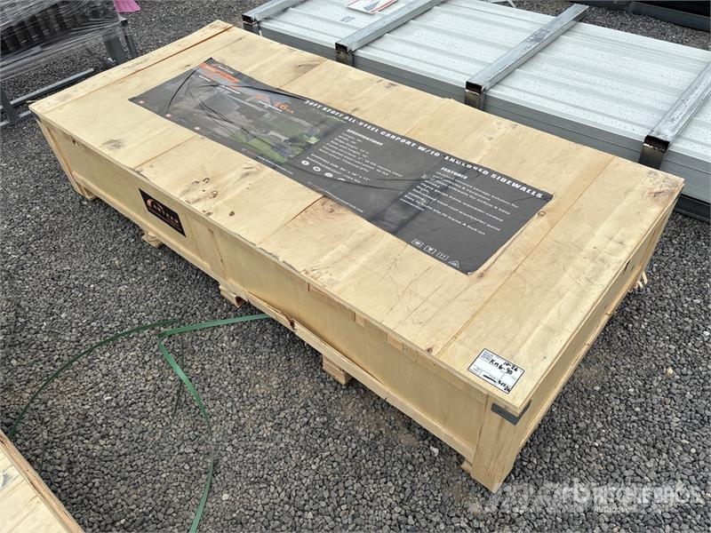 Arteer QB-WG-2020 20 ft x 20 ft All-Steel Carport (Unused المباني الإطار الصلب