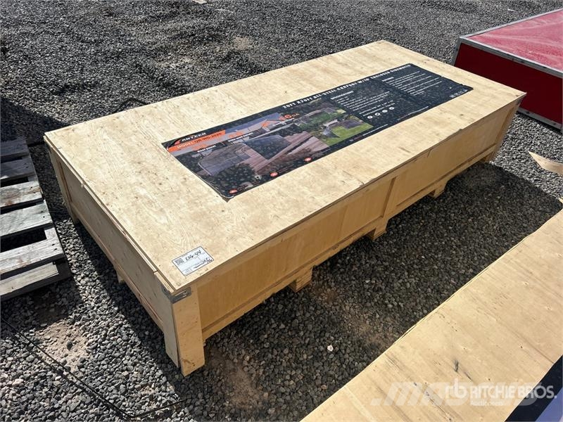 Arteer QB-WG-2020 20 ft x 20 ft All-Steel Carport (Unused Edificación de acero
