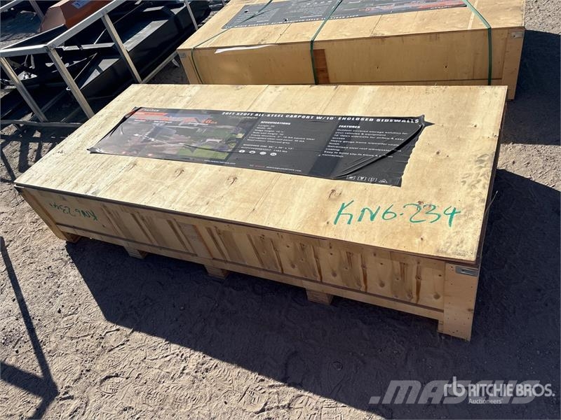 Arteer QB-WG-2020 20 ft x 20 ft All-Steel Carport (Unused Стальные каркасные здания