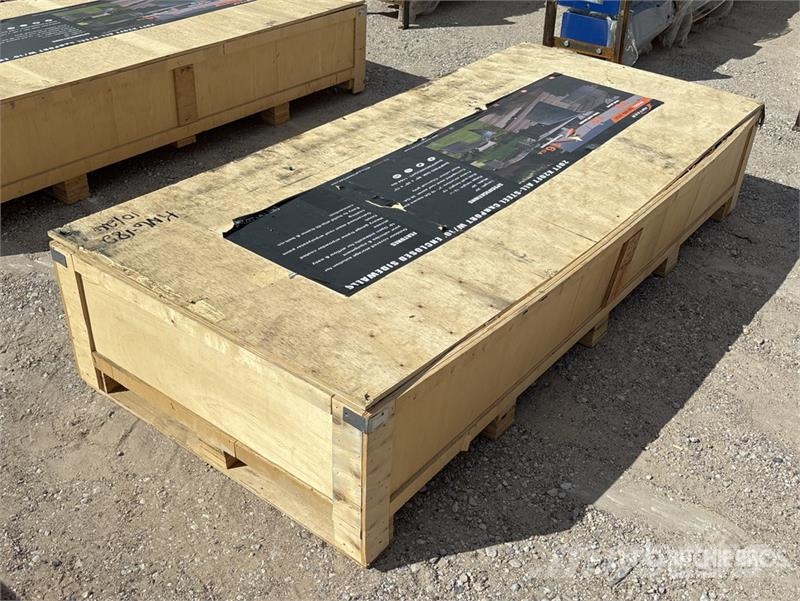 Arteer QB-WG-2020 20 ft x 20 ft All-Steel Carport (Unused Edificación de acero