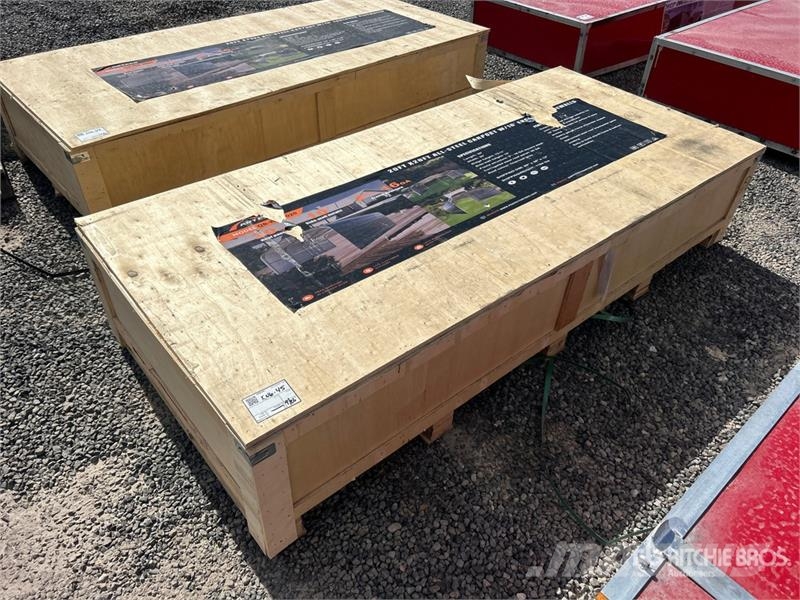 Arteer QB-WG-2020 20 ft x 20 ft All-Steel Carport (Unused Edificación de acero