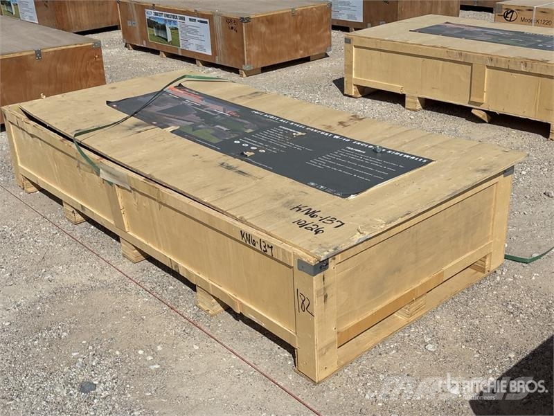 Arteer QB-WG-2020 20 ft x 20 ft All-Steel Carport (Unused Edificación de acero