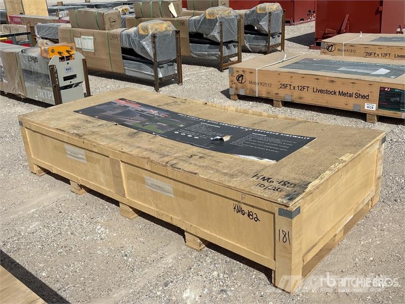 Arteer QB-WG-2020 20 ft x 20 ft All-Steel Carport (Unused Edificación de acero