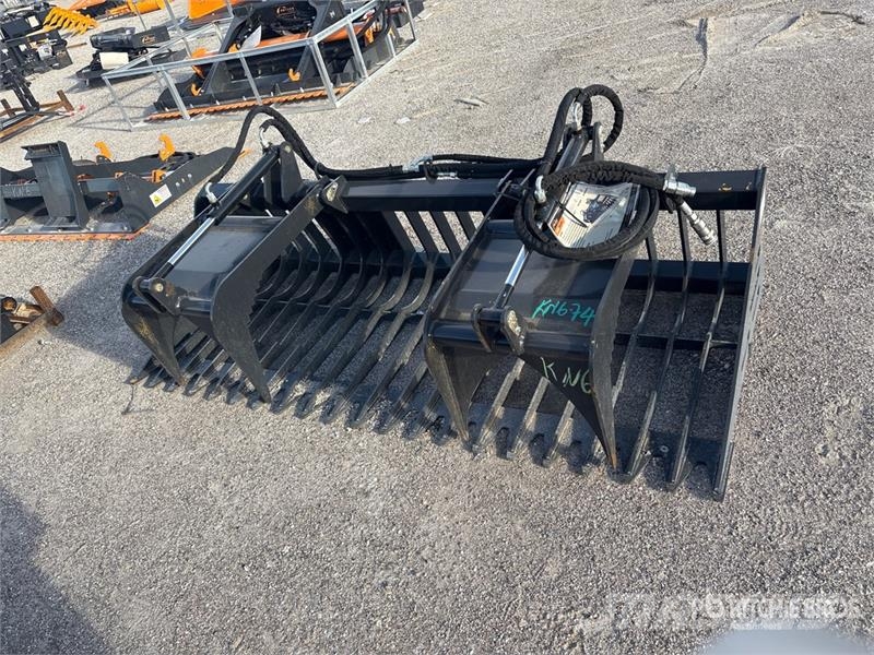 Arteer RGB-84W 84 in Skid Steer Grapple Bucket (Unused) Грейфери